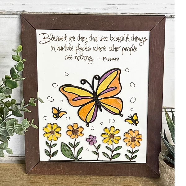 Blessed are They that can See Beautiful Things Wall Art