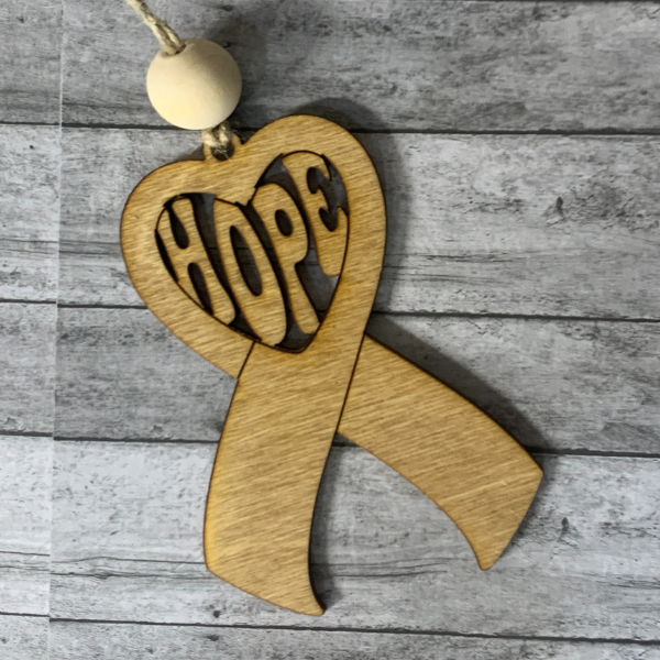 A Journey of Love and Hope Cancer Charm/Ornament