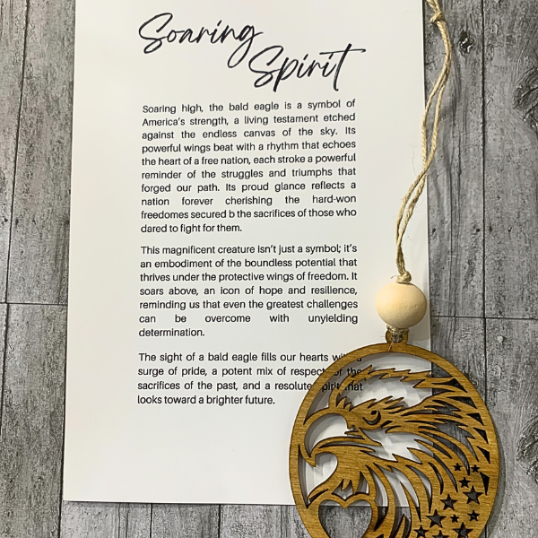 Soaring Spirit Eagle Charm/Ornament