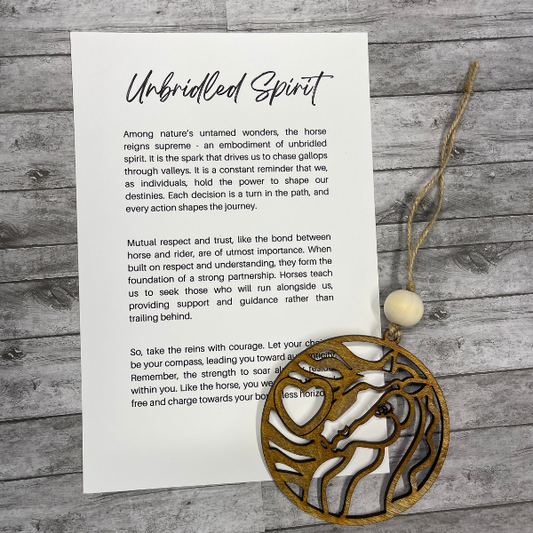 Unbridled Spirit Horse Charm/Ornament