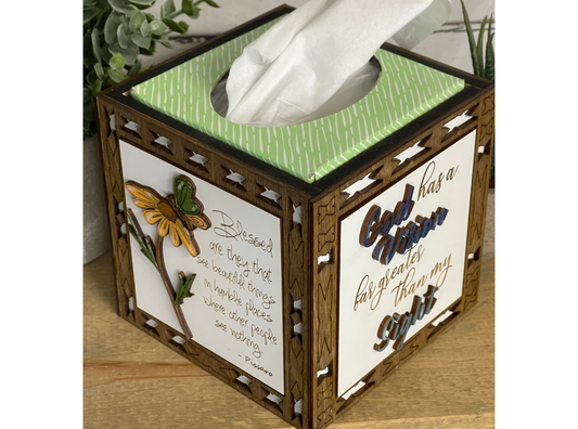 Interchangeable Tissue Box - FOUR SIDES