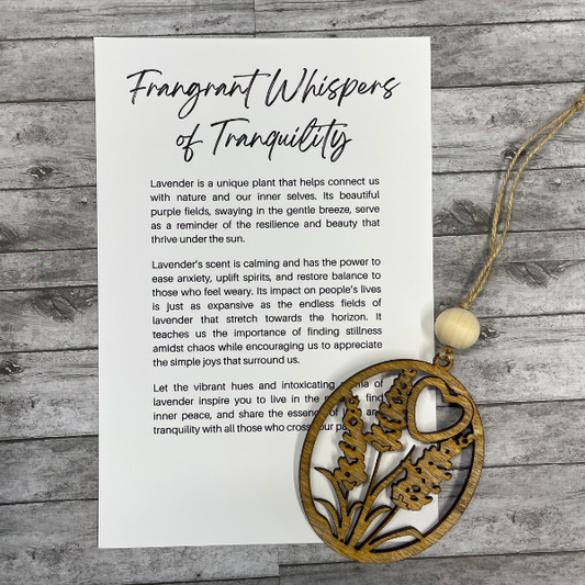 Fragrant Whispers of Tranquility Lavender Charm/Ornament