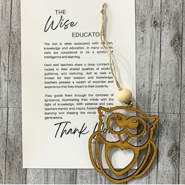 The Wise Educator Charm/Ornament