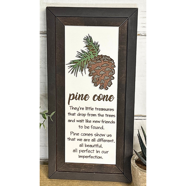 Inspirational Wall Art - Pine Cone