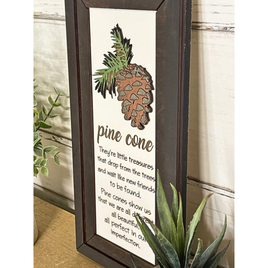 Inspirational Wall Art - Pine Cone