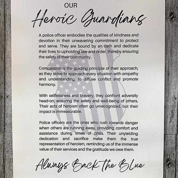 Our Heroic Guardians Charm/Ornament (2 styles available)