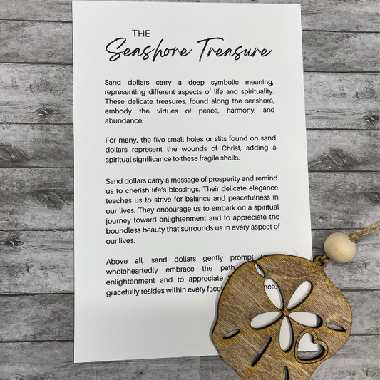 Seashore Treasure Sand Dollar Charm/Ornament