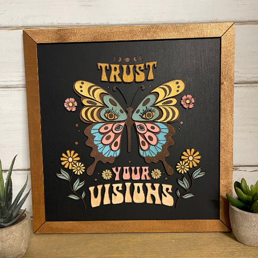 Boho Wall Art - Trust Your Visions